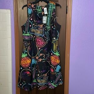 Disney Pixar Cars dress for women size 1X Disneyland NEW WITH TAGS Halloween